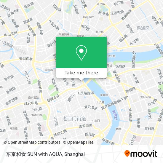 东京和食 SUN with AQUA map