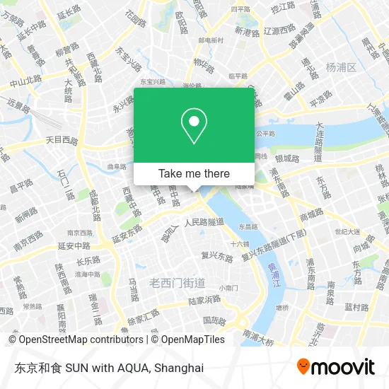 东京和食 SUN with AQUA map