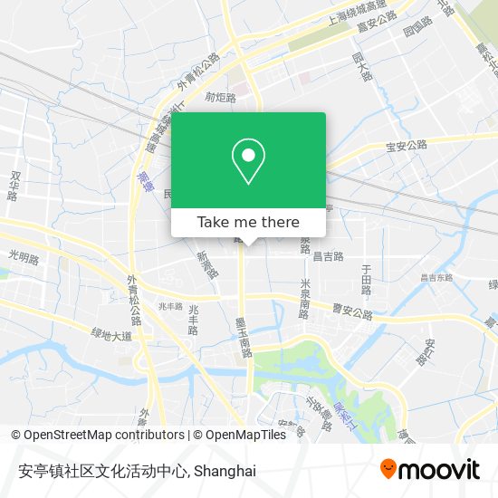 安亭镇社区文化活动中心 map