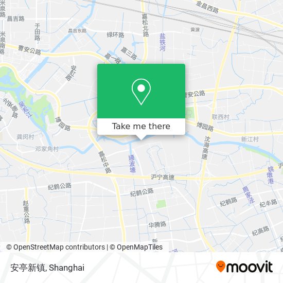 安亭新镇 map