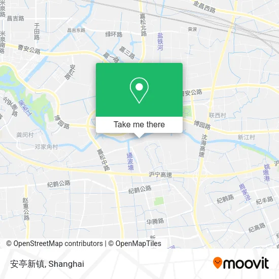 安亭新镇 map