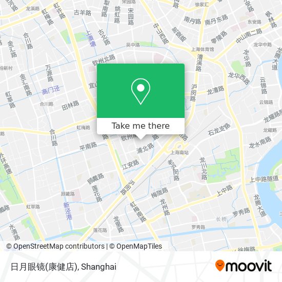 日月眼镜(康健店) map