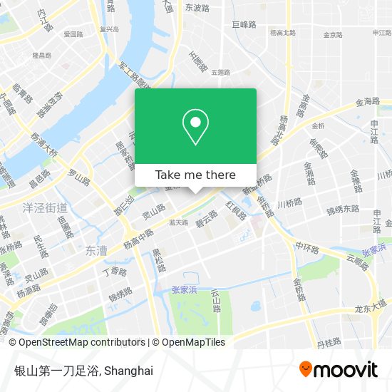 银山第一刀足浴 map