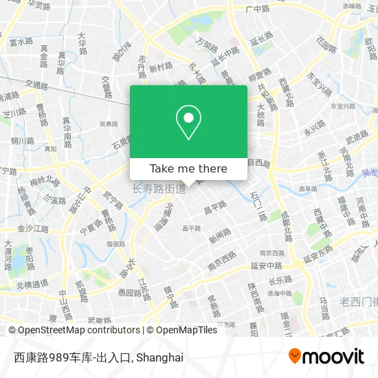 西康路989车库-出入口 map