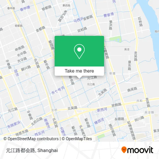 元江路都会路 map