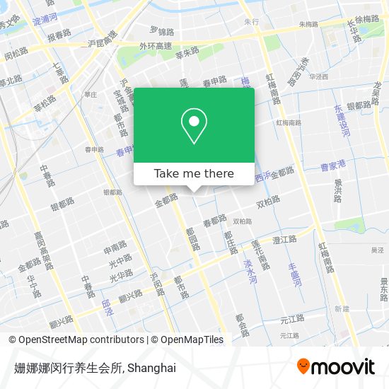 姗娜娜闵行养生会所 map