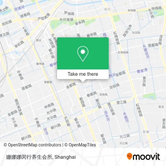 姗娜娜闵行养生会所 map