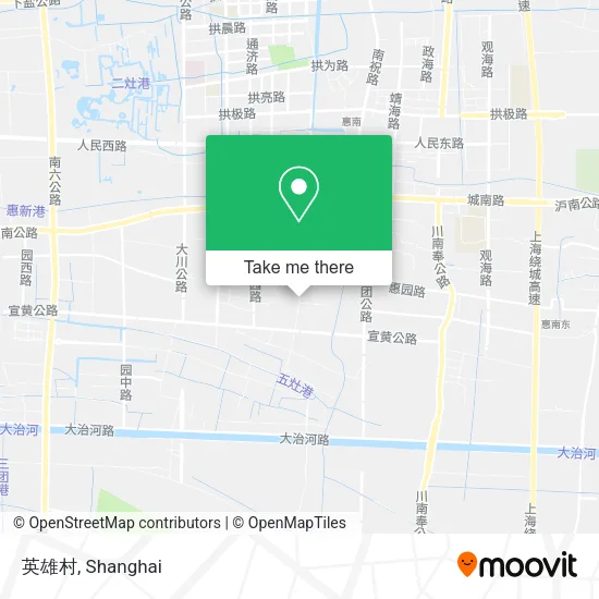 英雄村 map