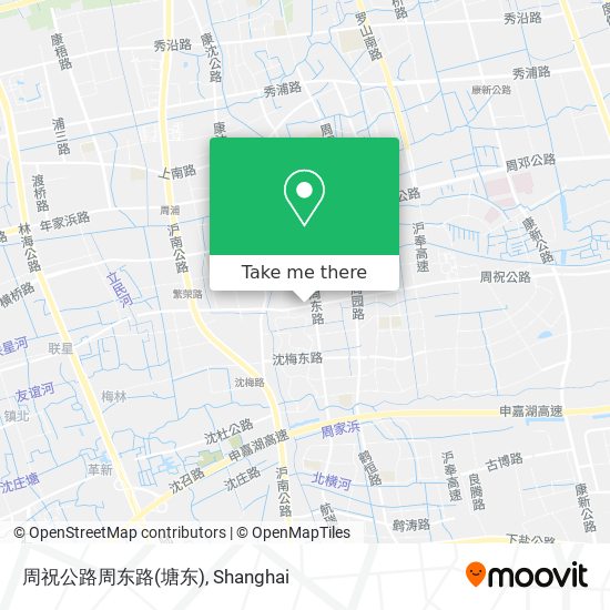 周祝公路周东路(塘东) map