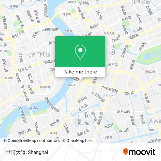 世博大道 map
