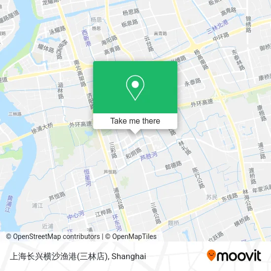 上海长兴横沙渔港(三林店) map