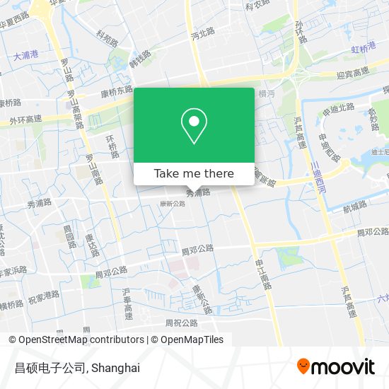 昌硕电子公司 map