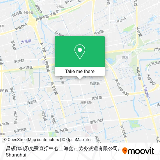 昌硕(华硕)免费直招中心上海鑫垚劳务派遣有限公司 map