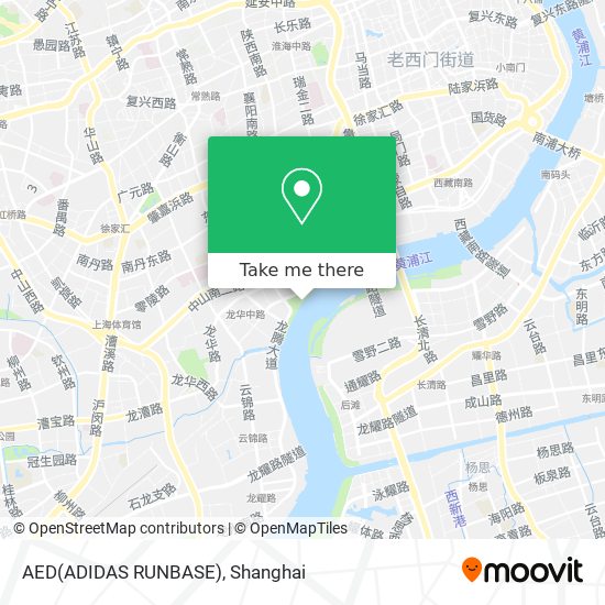 AED(ADIDAS RUNBASE) map