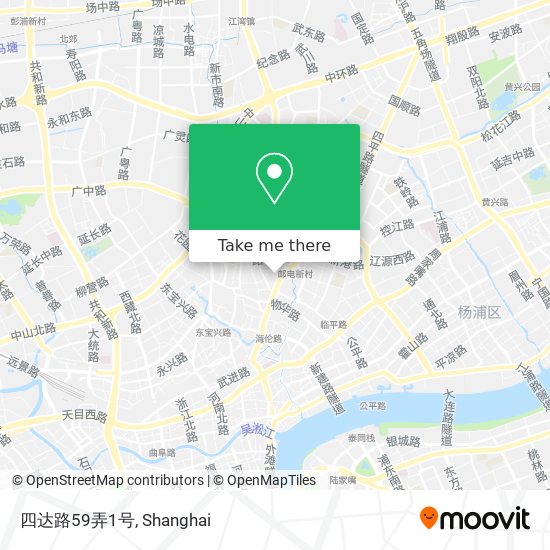 四达路59弄1号 map