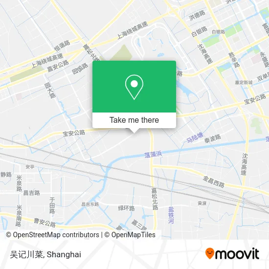 吴记川菜 map