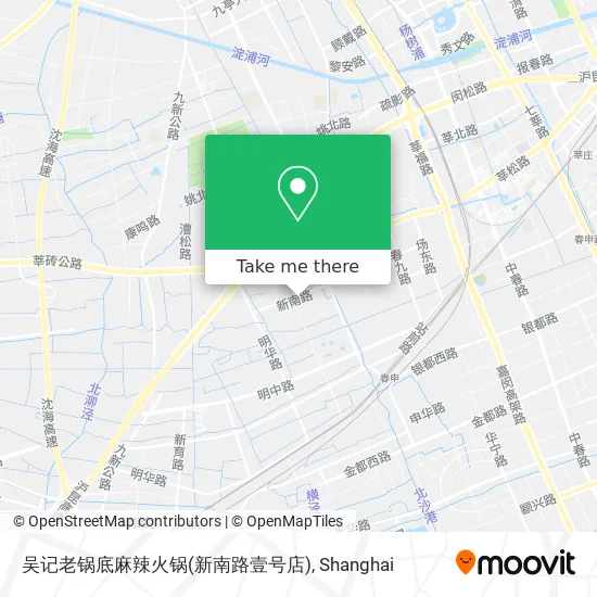 吴记老锅底麻辣火锅(新南路壹号店) map