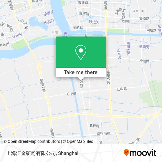 上海汇金矿粉有限公司 map