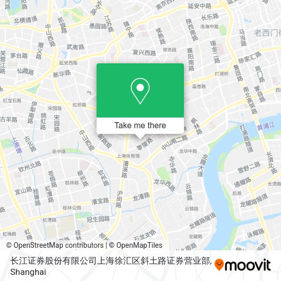 长江证券股份有限公司上海徐汇区斜土路证券营业部 map