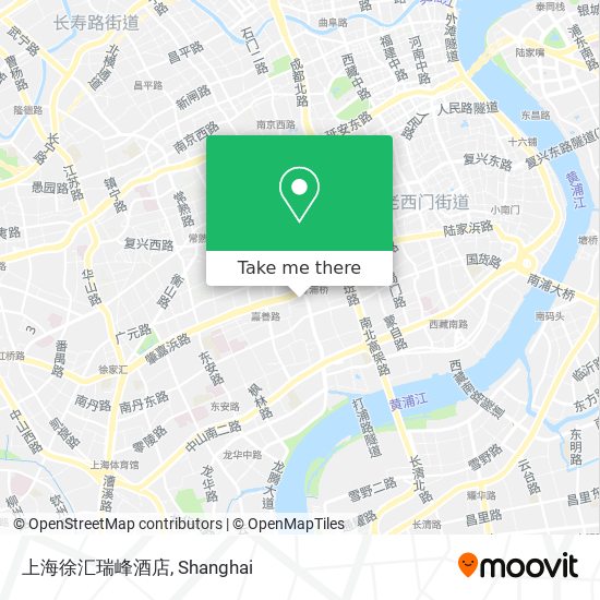 上海徐汇瑞峰酒店 map