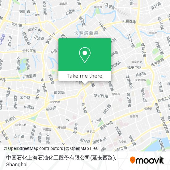 中国石化上海石油化工股份有限公司(延安西路) map