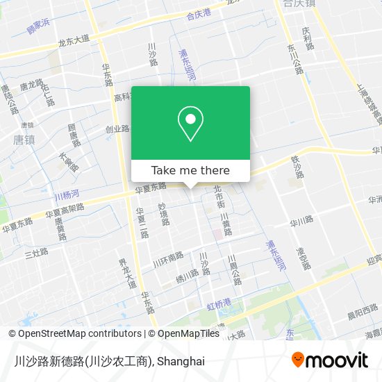 川沙路新德路(川沙农工商) map