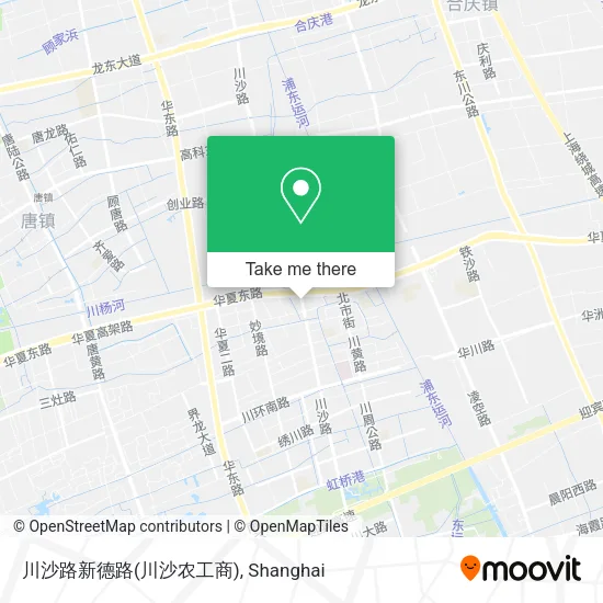 川沙路新德路(川沙农工商) map