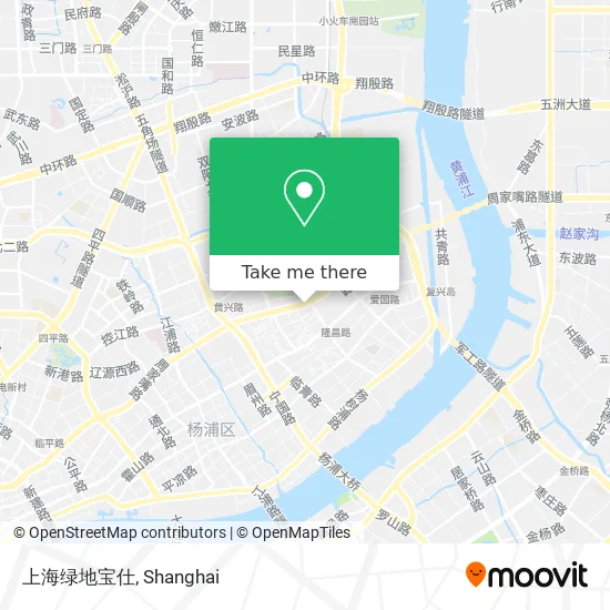 上海绿地宝仕 map