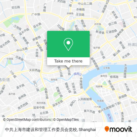 中共上海市建设和管理工作委员会党校 map
