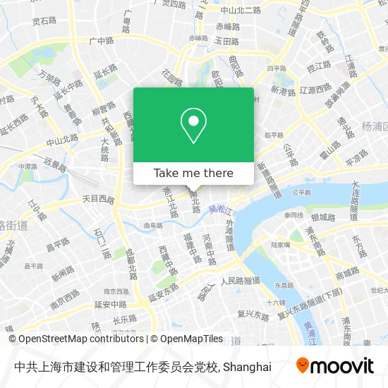 中共上海市建设和管理工作委员会党校 map