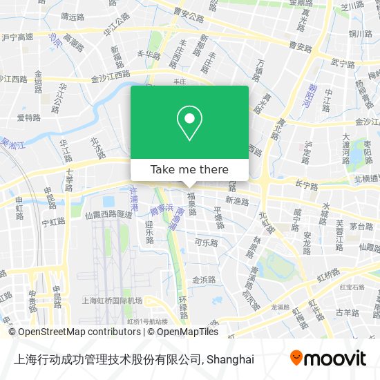 上海行动成功管理技术股份有限公司 map