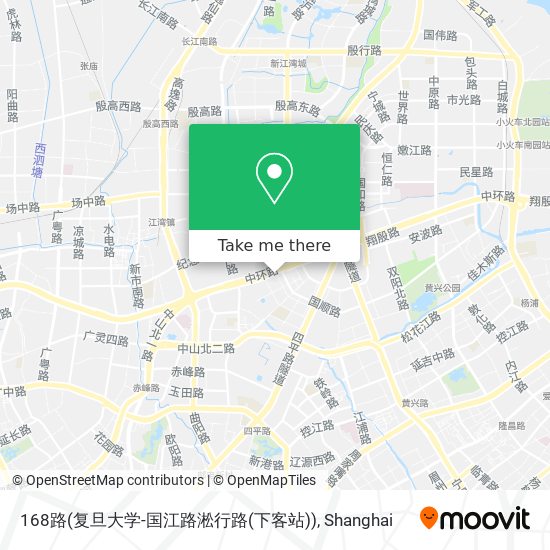 168路(复旦大学-国江路淞行路(下客站)) map