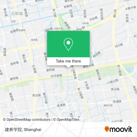 建桥学院 map