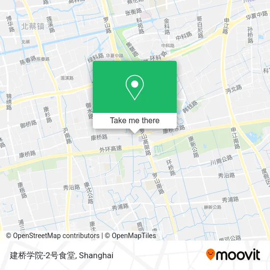 建桥学院-2号食堂 map