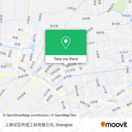 上海综宝环境工程有限公司 map