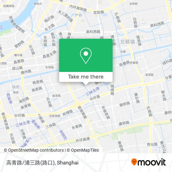 高青路/浦三路(路口) map