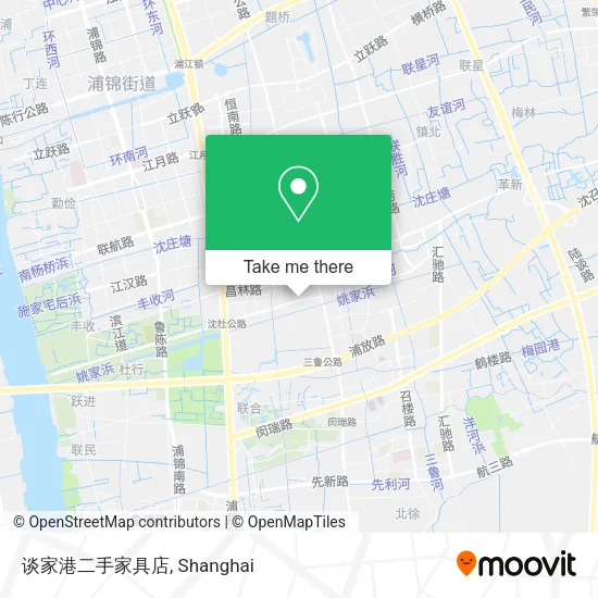 谈家港二手家具店 map