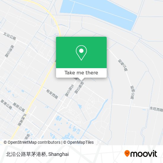 北沿公路草茅港桥 map