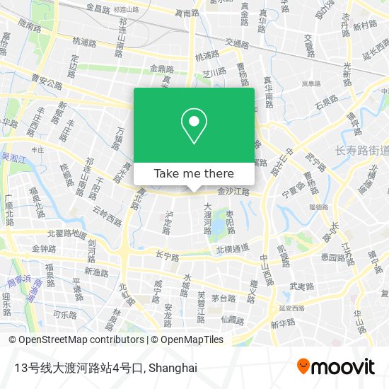 13号线大渡河路站4号口 map