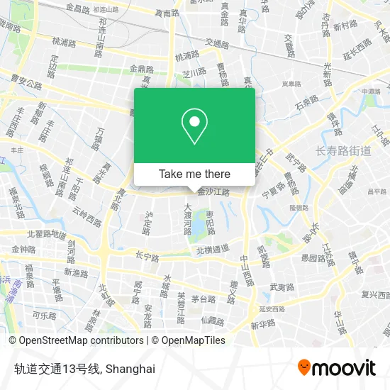 轨道交通13号线 map