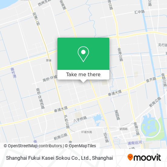 Shanghai Fukui Kasei Sokou Co., Ltd. map