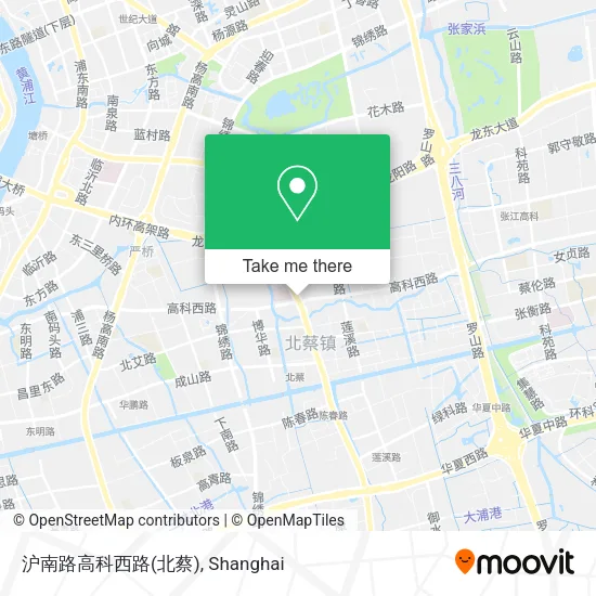 沪南路高科西路(北蔡) map