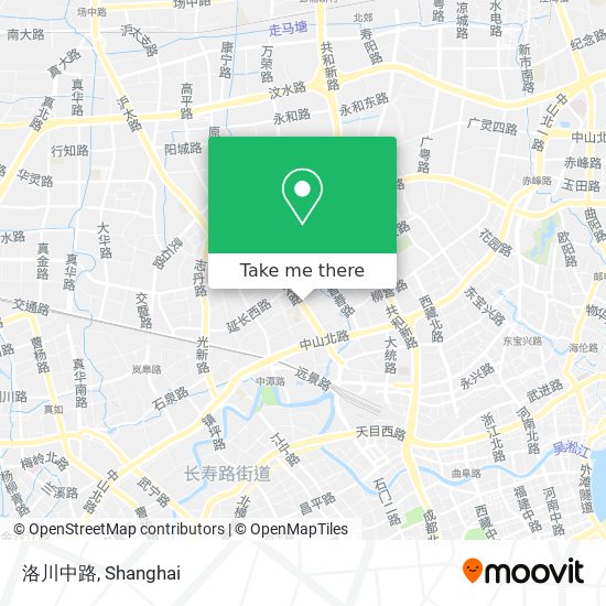 洛川中路 map
