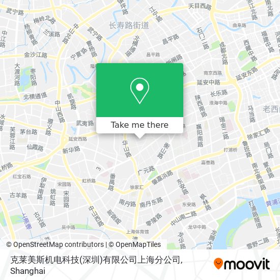 克莱美斯机电科技(深圳)有限公司上海分公司 map