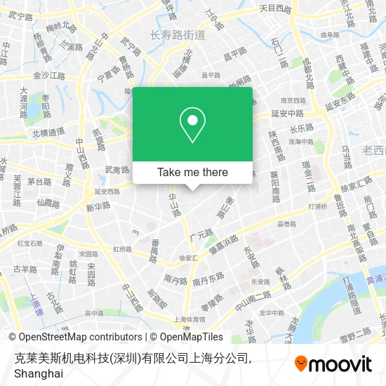 克莱美斯机电科技(深圳)有限公司上海分公司 map