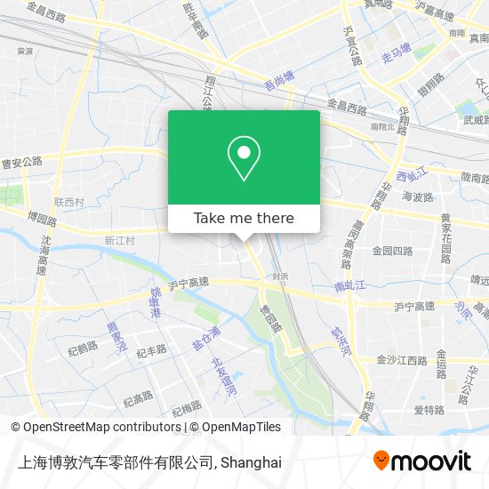 上海博敦汽车零部件有限公司 map