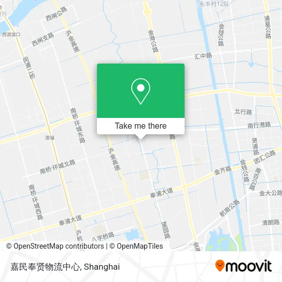 嘉民奉贤物流中心 map