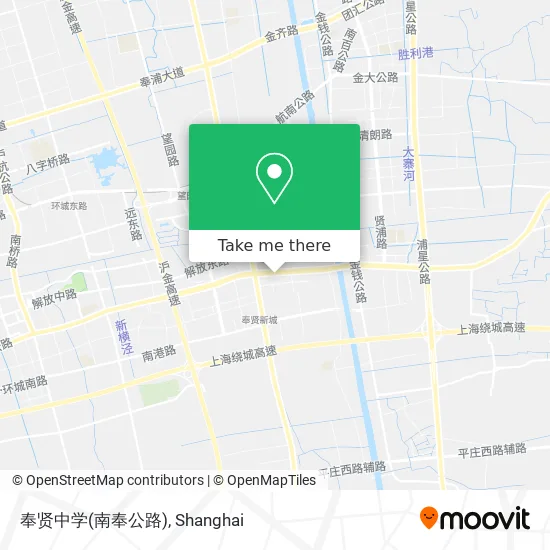 奉贤中学(南奉公路) map