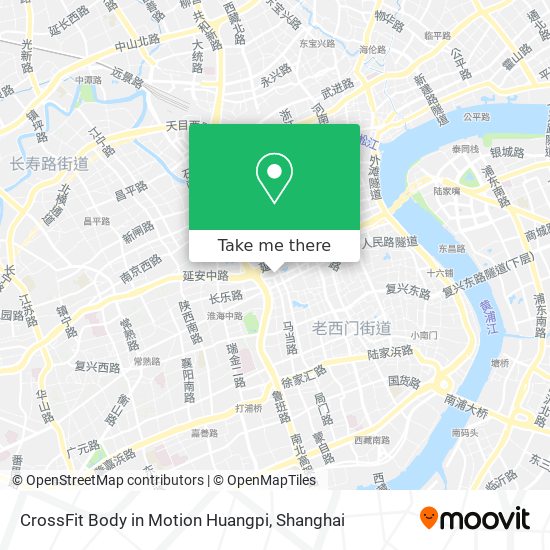 CrossFit Body in Motion Huangpi map
