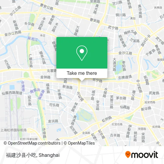 福建沙县小吃 map